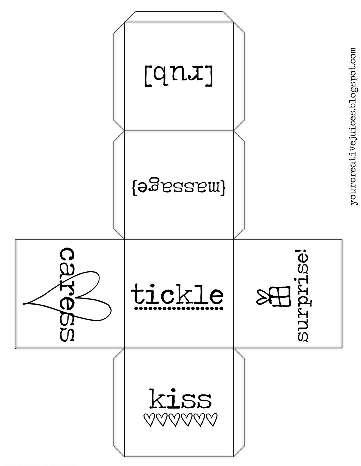 Creative Juices Love Dice