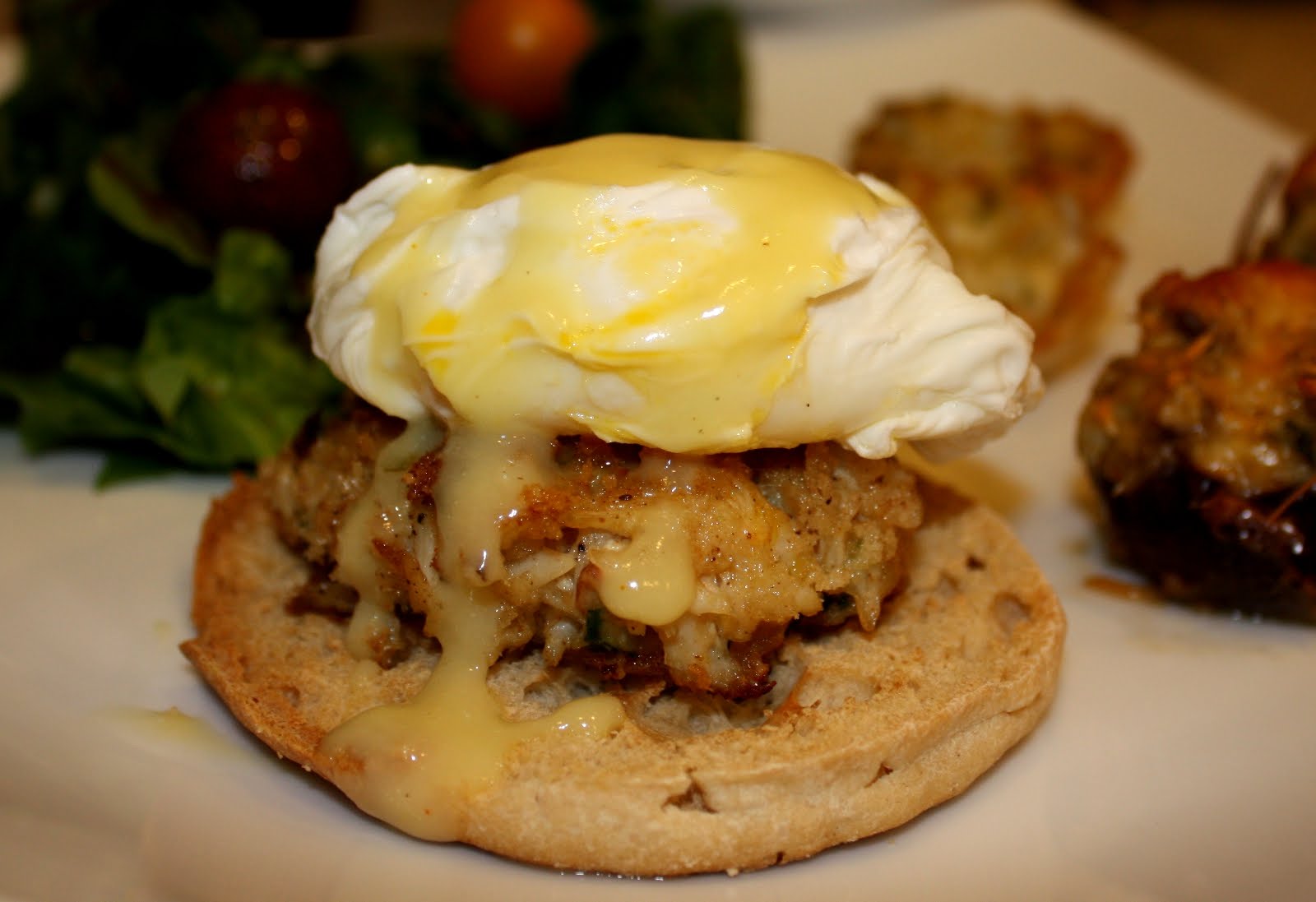 Cee in the Kitchen crab cakes for Chesapeake eggs benedict
