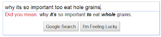 Google Suggest as a Context-Sensitive Spell Checker http://felix-googleblog-archive.blogspot.com