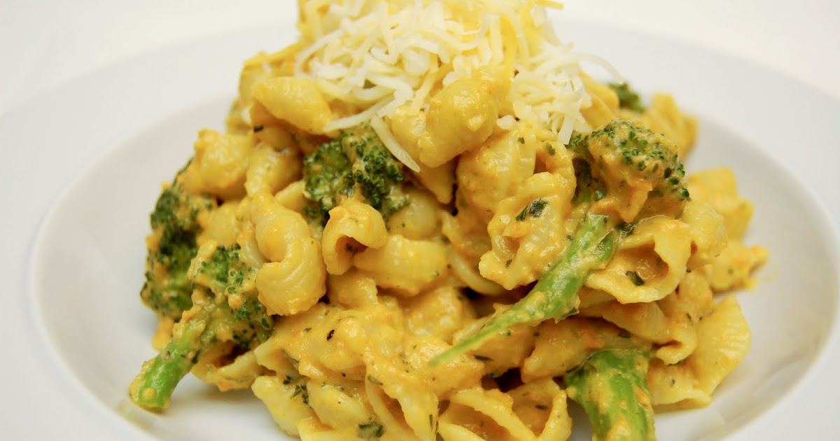 Bread + Butter Pasta with Broccoli in Carrot Sauce