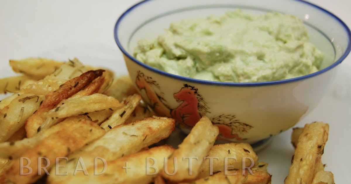 Bread + Butter Avocado Sour Cream dip