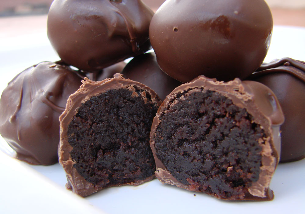 Caramel Brownie Cake Pops Caramel Brownie Cake Pops