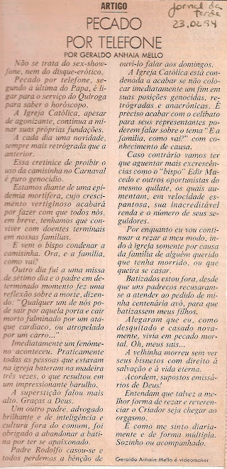 Pecado por telefone