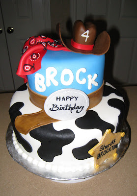 Cowboy Birthday Cake on Cakes By Melissa  My Cakes In September