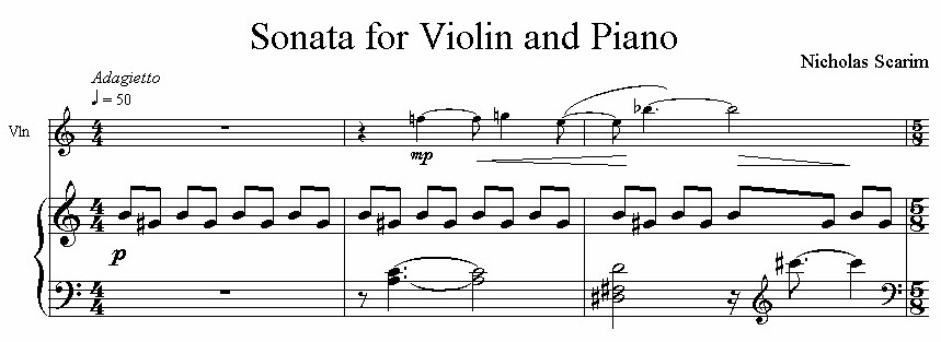 Violin Sonata