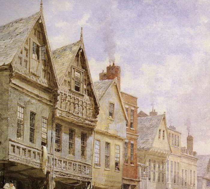 British Paintings Louise Rayner Eastgate Street, Chester