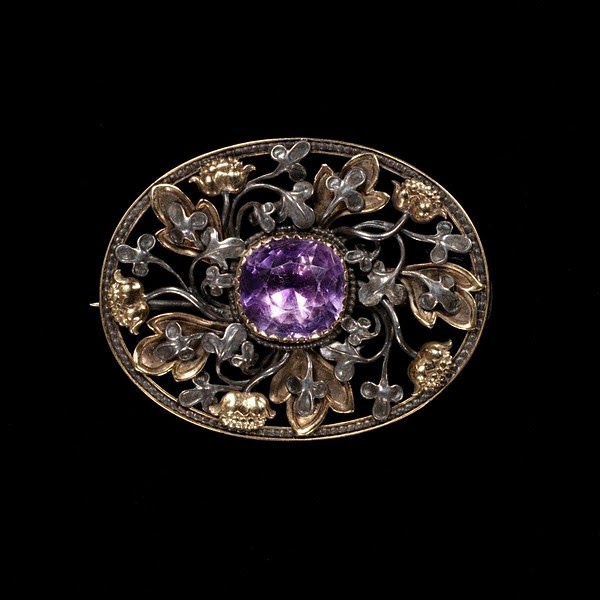 Pre Raphaelite Art Edward BurneJones Brooch