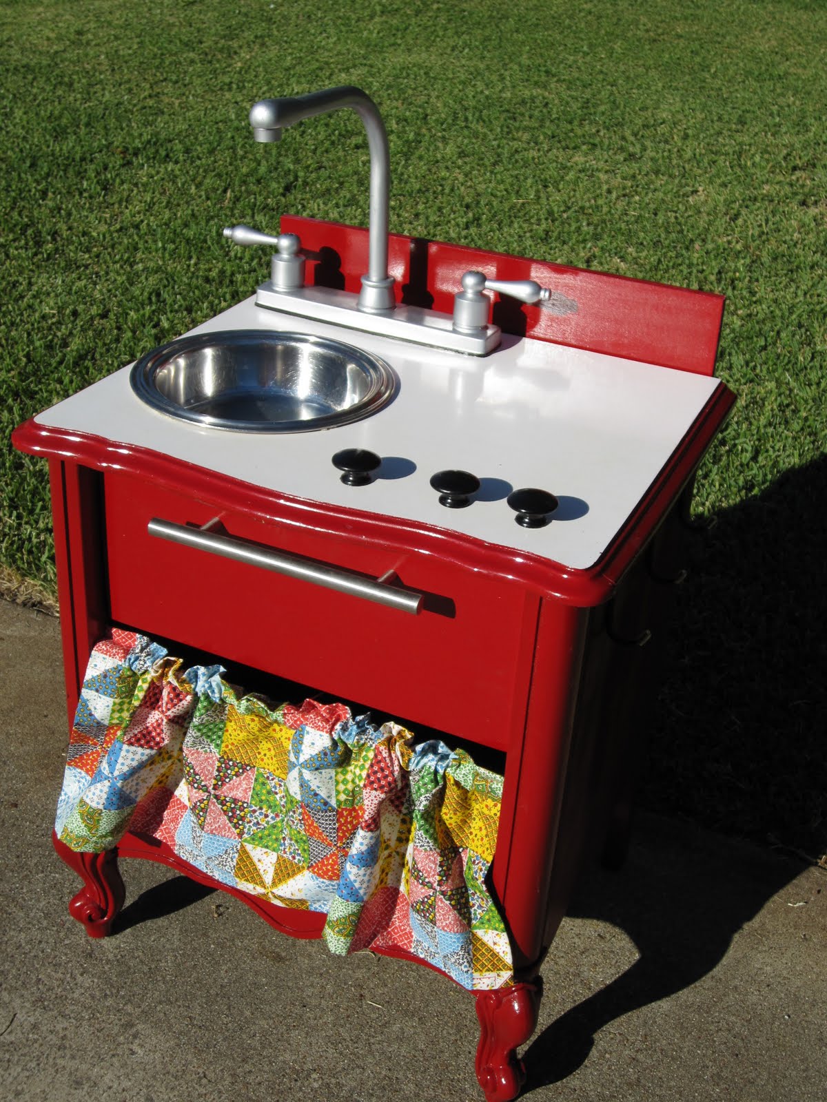 This Present Life Play Kitchen Reveal...finally!