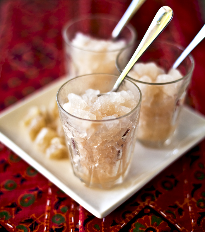 Yummy Supper RUBY RED GRAPEFRUIT & GINGER GRANITA