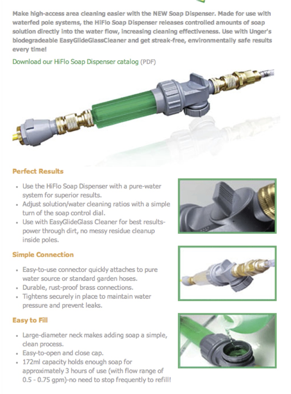 RobinsonSolutions Professional Window Cleaning Unger New HiFlo