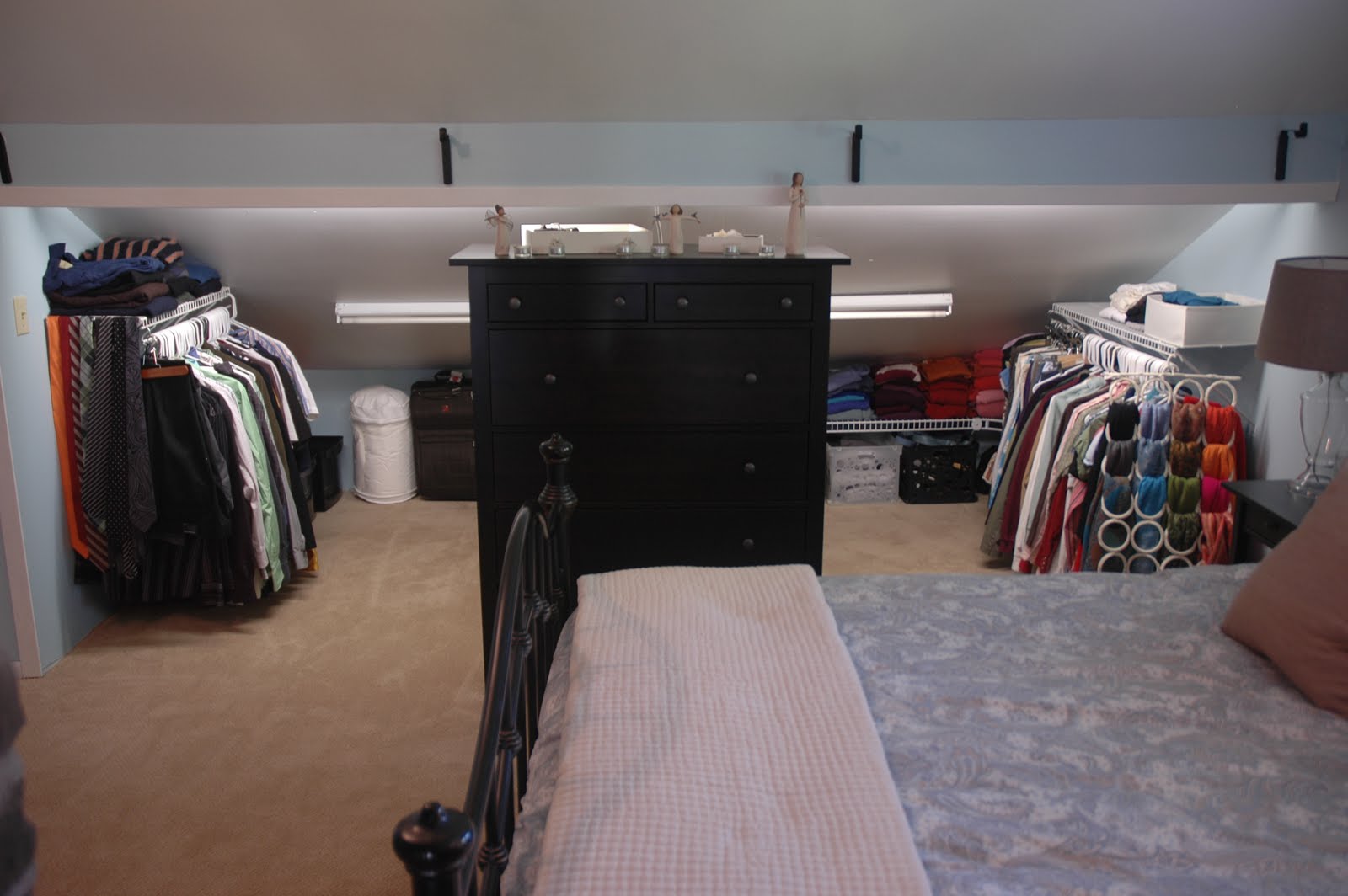 1000+ images about attic bedroom knee wall closet ideas on Pinterest