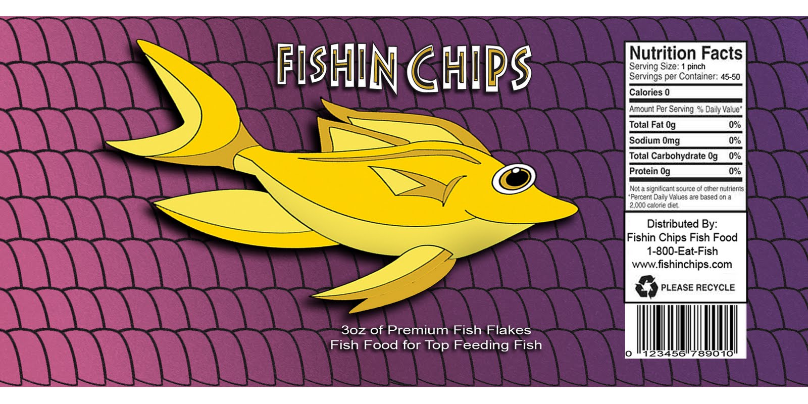 Marlin Carpenter III Week 5.2 Fishin' Chips Fish Food