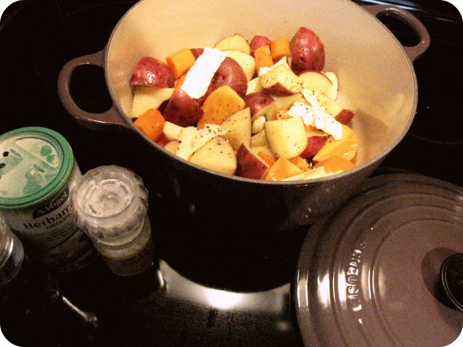 My House of Giggles A little Le Creuset Cassis French Oven (and Baked Lamb Chops)...