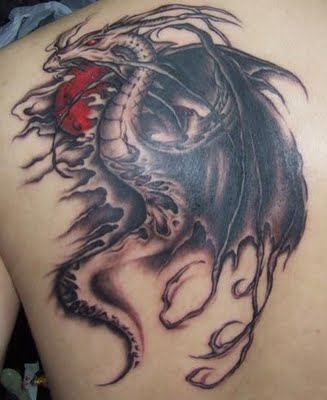 3D dragon tattoo at 952 AM 