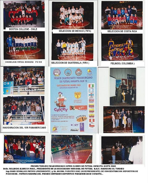 PRIMER TORNEO PANAMERICANO  QUITO 2003