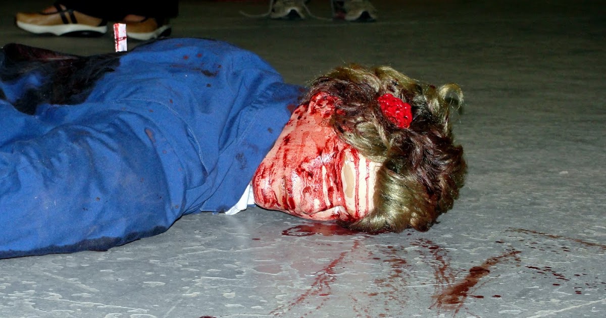 The List: Photos from the Mock Crime Scene