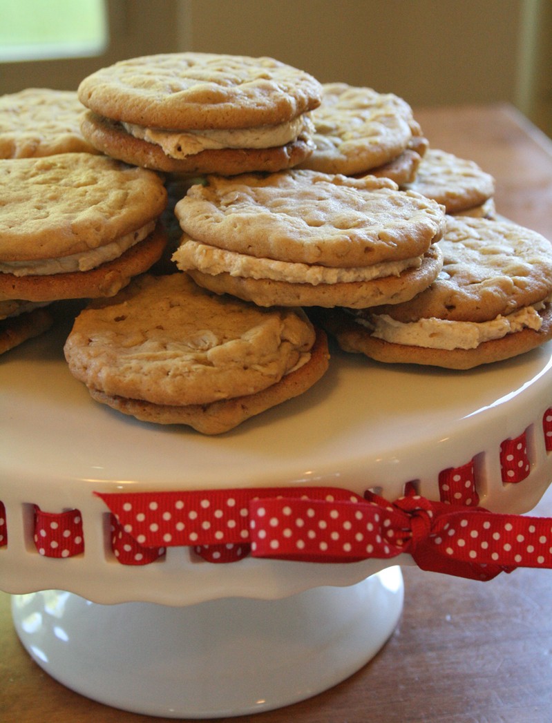 Love Your Mother Peanut Butter Oatmeal Sandwich cookies