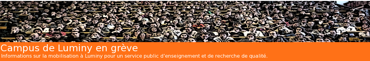 Campus de Luminy en grève