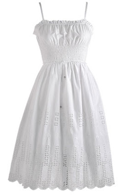 Vestido Noche/Casual - Color Blanco