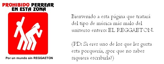 Campaña Anti Reggaeton