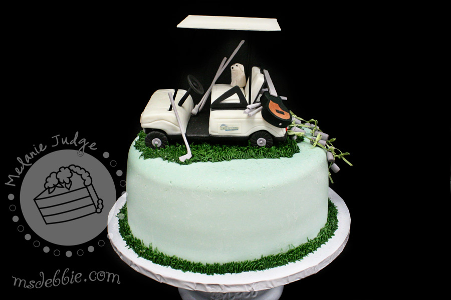 golf buggy cake