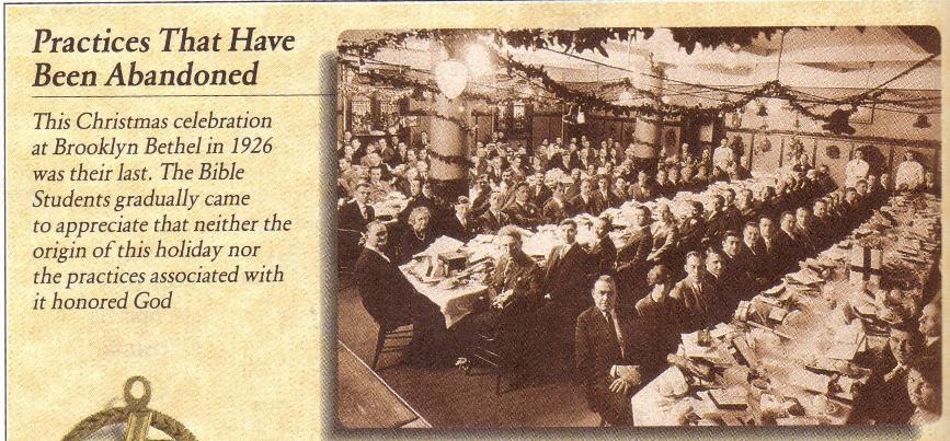 Jesus is Jehovah!: The Watchtower's false teaching against Christmas #1: Not celebrated by early