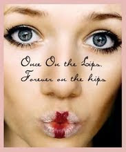 once on the lips...