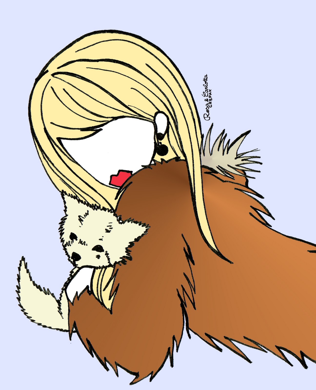 Illustrated Moodboard How to Wear Faux Fur