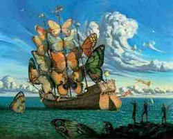 BARCO DE MARIPOSAS. DALÍ