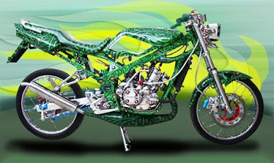 Kawasaki Ninja 150 full airbrush