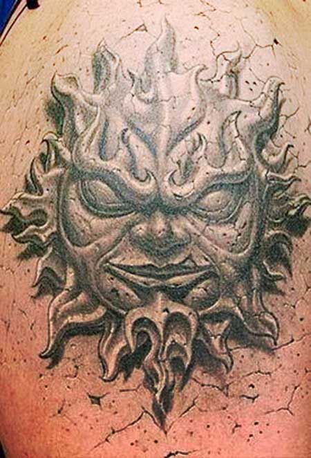3D God of The Sun Tattoo Design 3D God of The Sun Tattoo Design