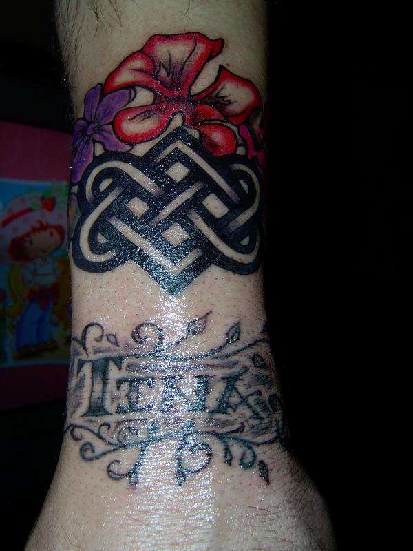Love Flower Tribal Tattoos