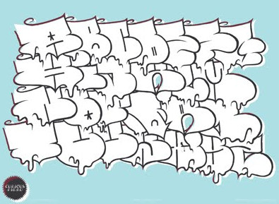 Tagging Bubble Alphabet