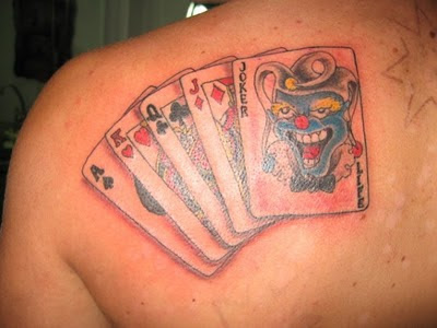 As Queen Jack King Joker Card Tattoo Designs