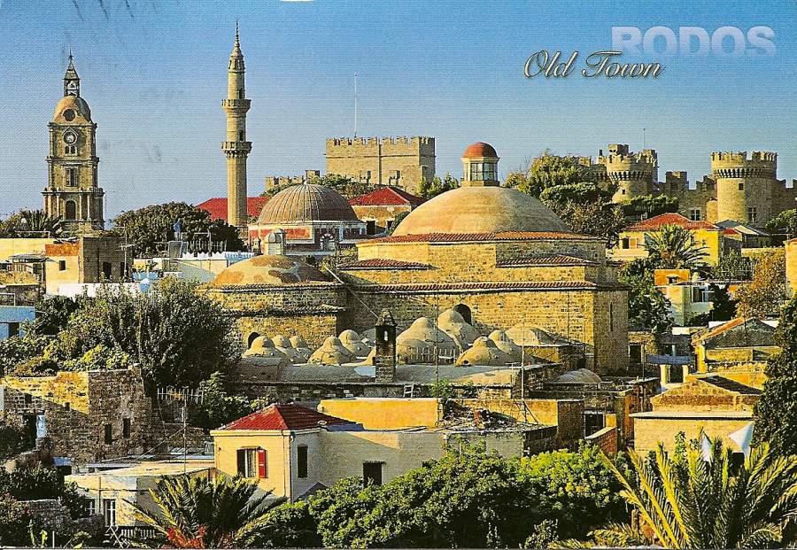 Stamps I've Met Postcard from Greece