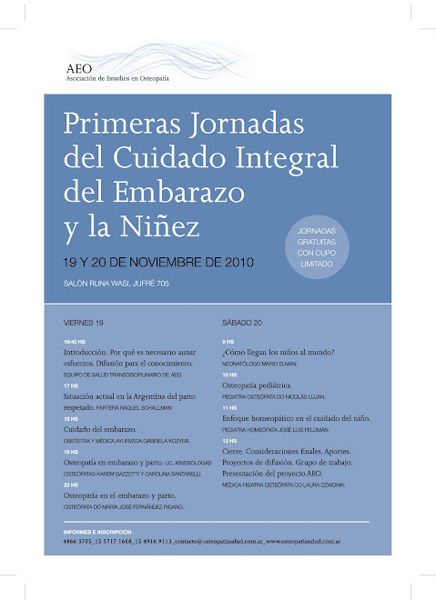 1º Jornadas integrales del cuidado del embarazo y la niñez