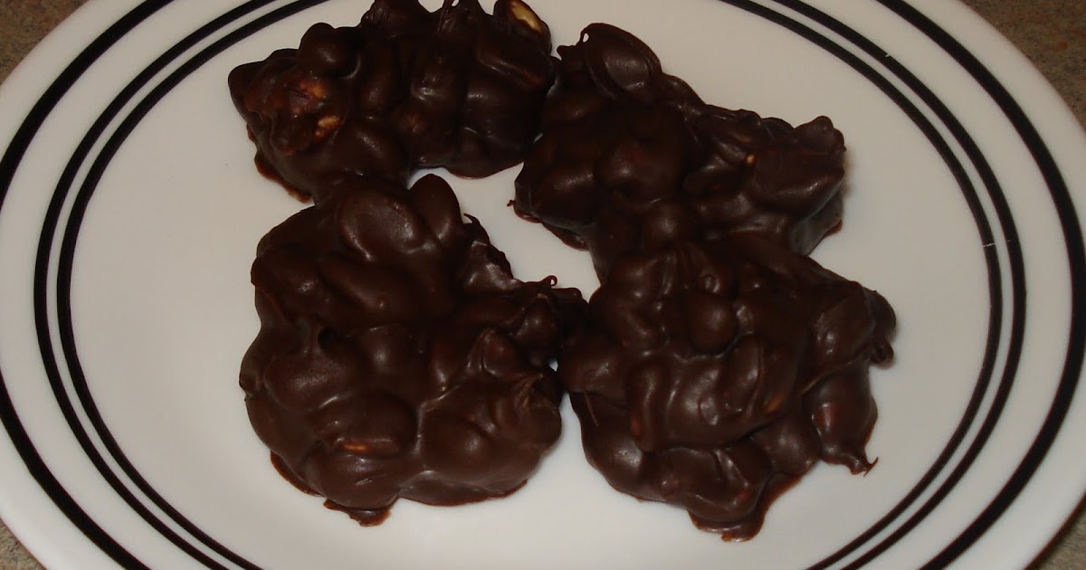 From my Kitchen Carob and Chocolate Peanut Clusters