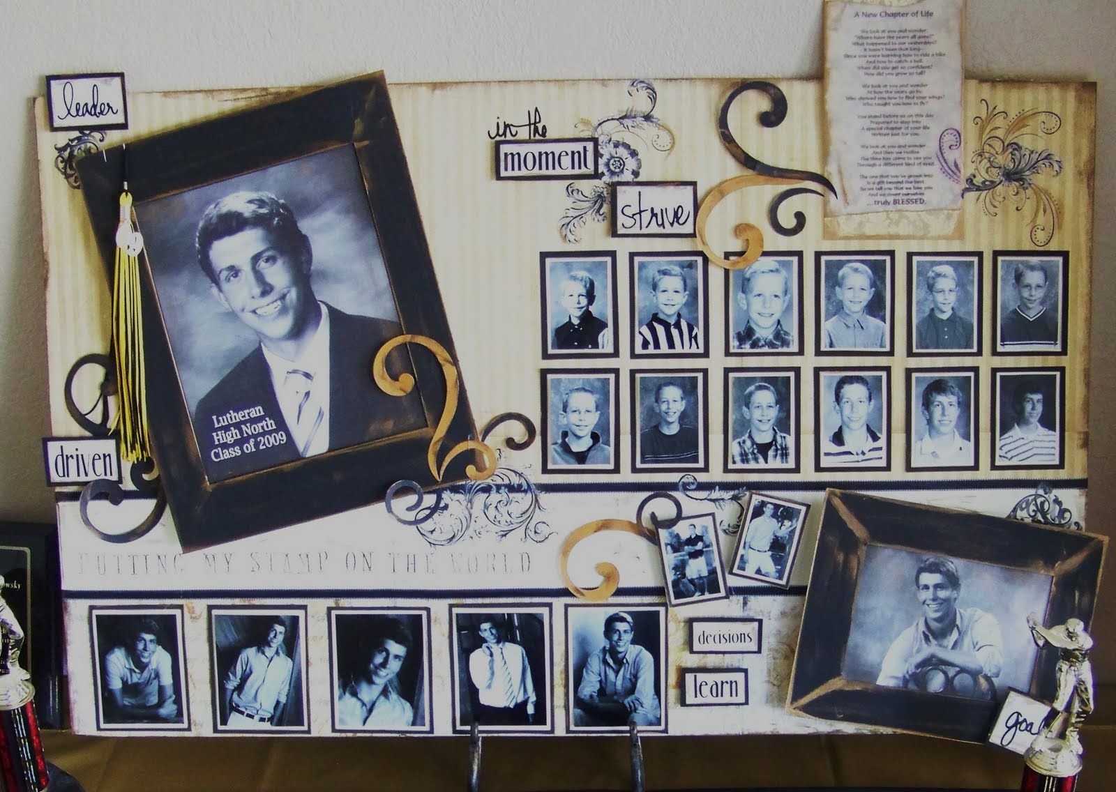 Creations from my heart A Graduation Memory Board to Treasure...