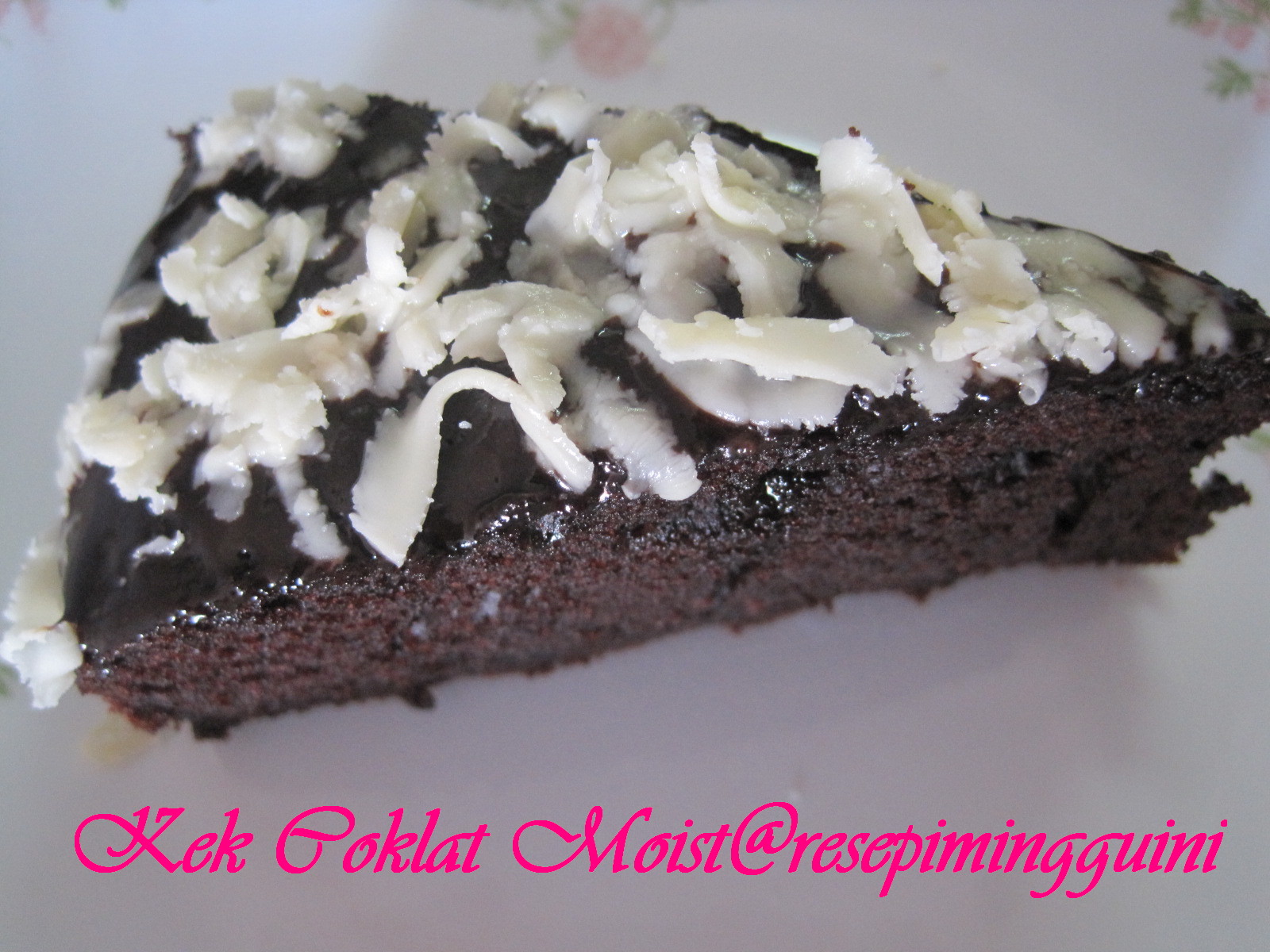 Kek Coklat Moist  Resepi Minggu Ini