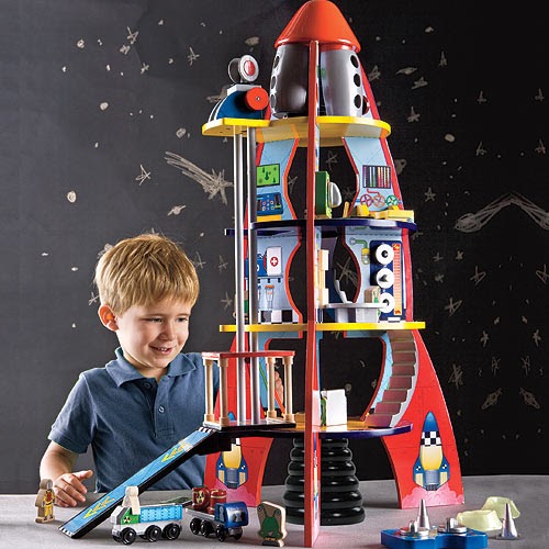 tutus and turtles Wooden Rocket Play Set