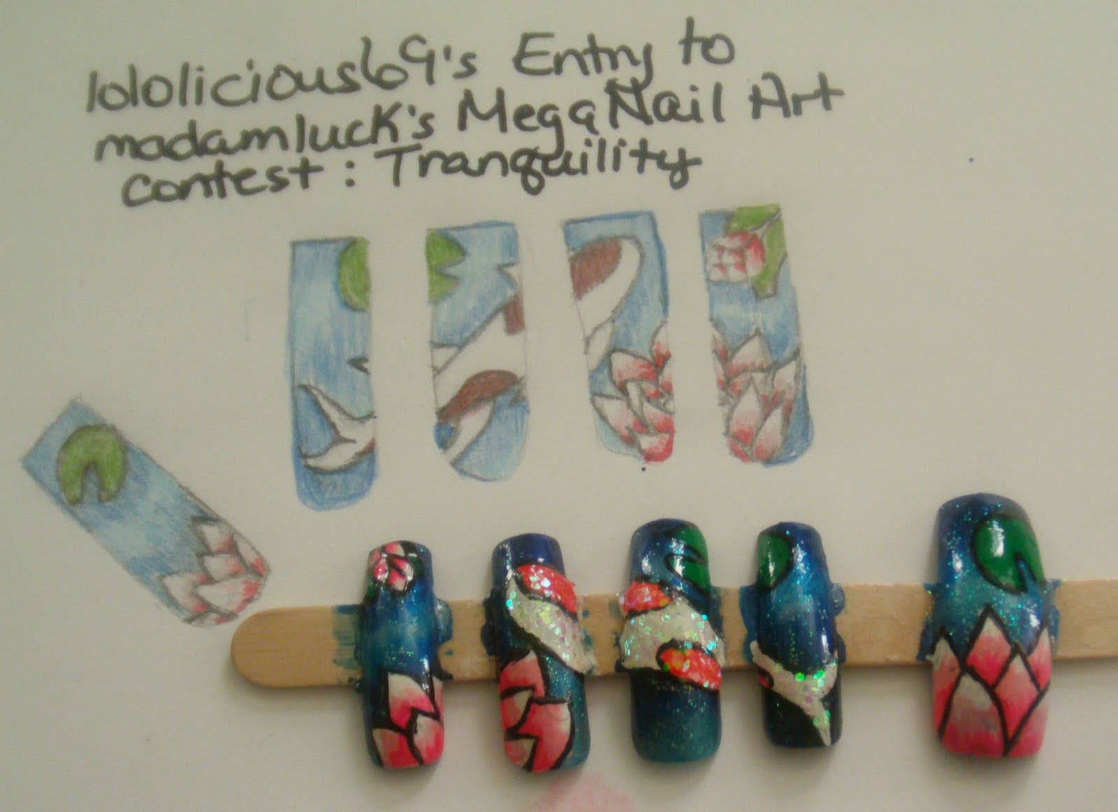 So I guess I should just stick with the 3d nail art designs then =P Here's a