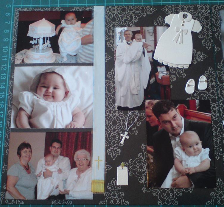 The Wright card for the right occasion! Christening Scrapbook Pages