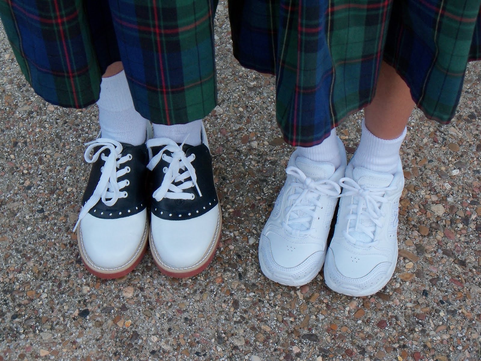 school saddle shoes