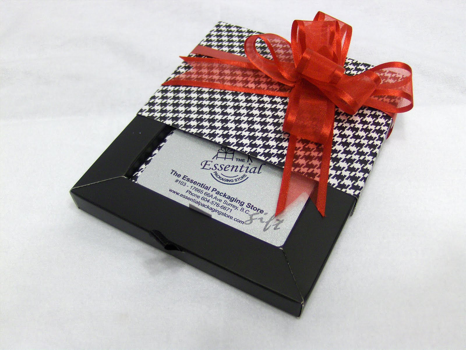 The Essential Packaging Store Blog: Holiday Wrapping - Gift Card Holders!