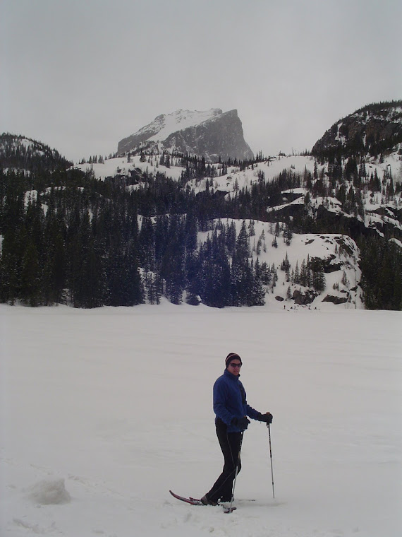 Mark Snow shoeing