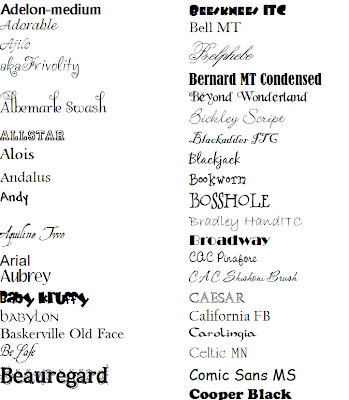 typeface font typeface font