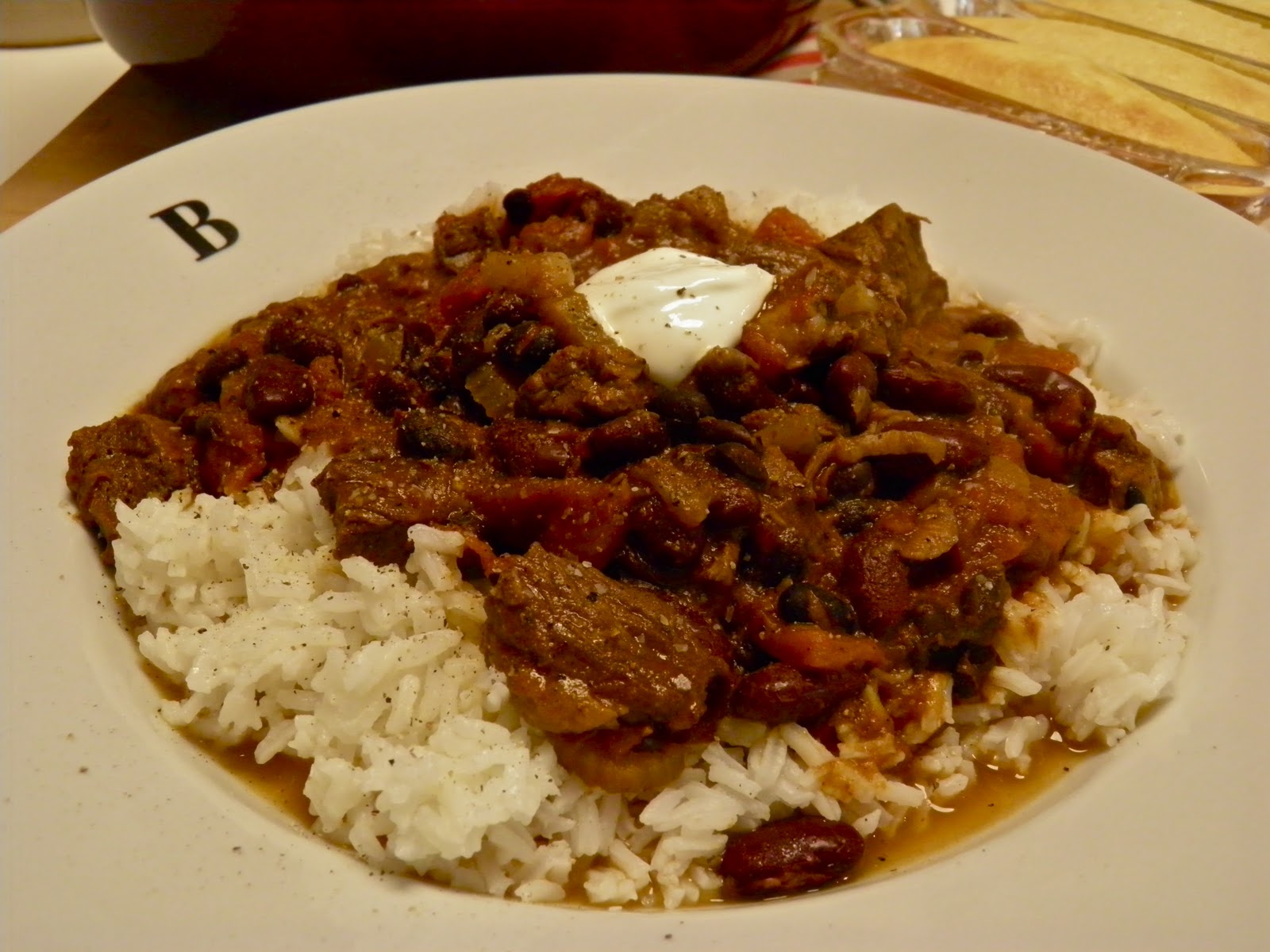 From Captain's Daughter to Army Mom Le Creuset Chili... served!