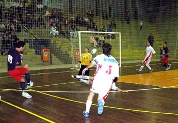 É o futsal da terra em destaque