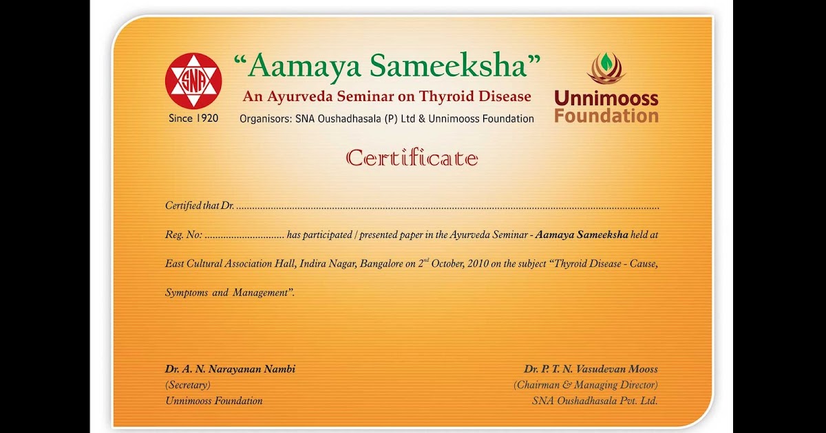 C & O adventures Ayurveda Certificate Design, Thrissur, Kerala