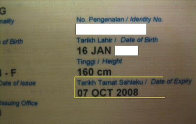 my passport was EXPIRED!